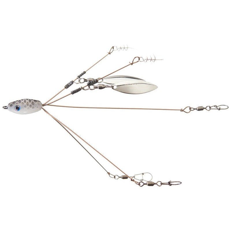 Hog Farmer Bait CompanyHog Farmer Tactical Bassin Bladed Micro Flex Rig - Umbrella RigHog Farmer Tactical Bassin Bladed Micro Flex RigHGFMR - TCTBSN - BLDMCOFLX