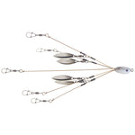 Hog Farmer Bait CompanyHog Farmer Tactical Bassin Mini 5 Wire 4 Blade Rig - Umbrella RigTactical Bassin Mini 5 Wire 4 BladesTB54MR