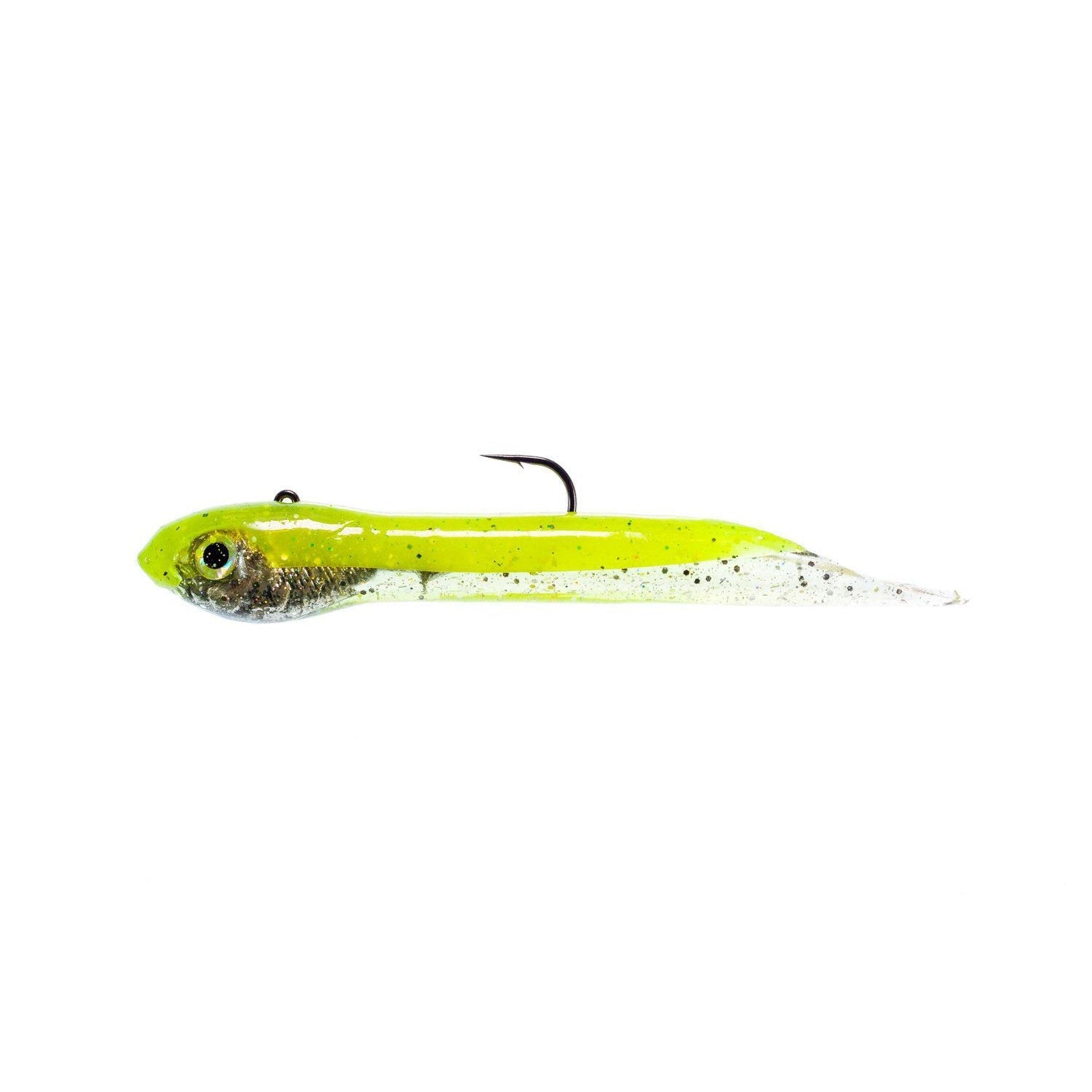 Hookup BaitsHookup Baits XL 6" Long Jigs - TubesGlow GreenHB - XL3 - SG