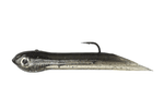 Hookup BaitsHookup Baits XL 6" Long Jigs - TubesBlack and silver fishing lure on a white backgroundHUBS - XL - 2/ICE