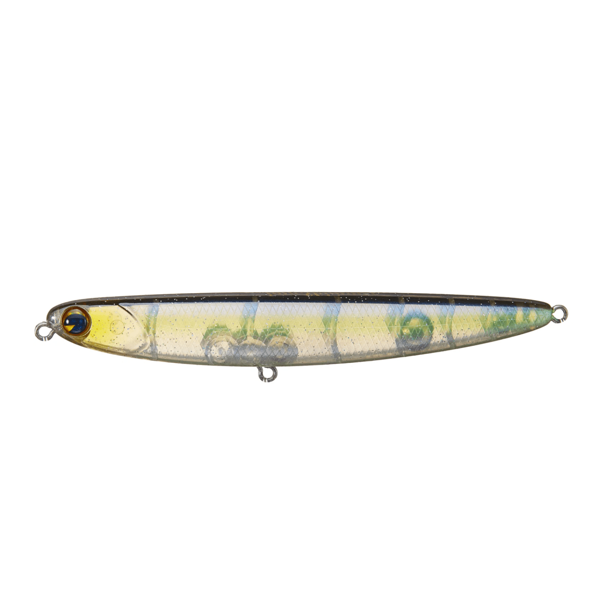 ImaIma Skimmer 110 Topwater Lure - TopwaterFishing lure with a colorful design on a white backgroundISK130