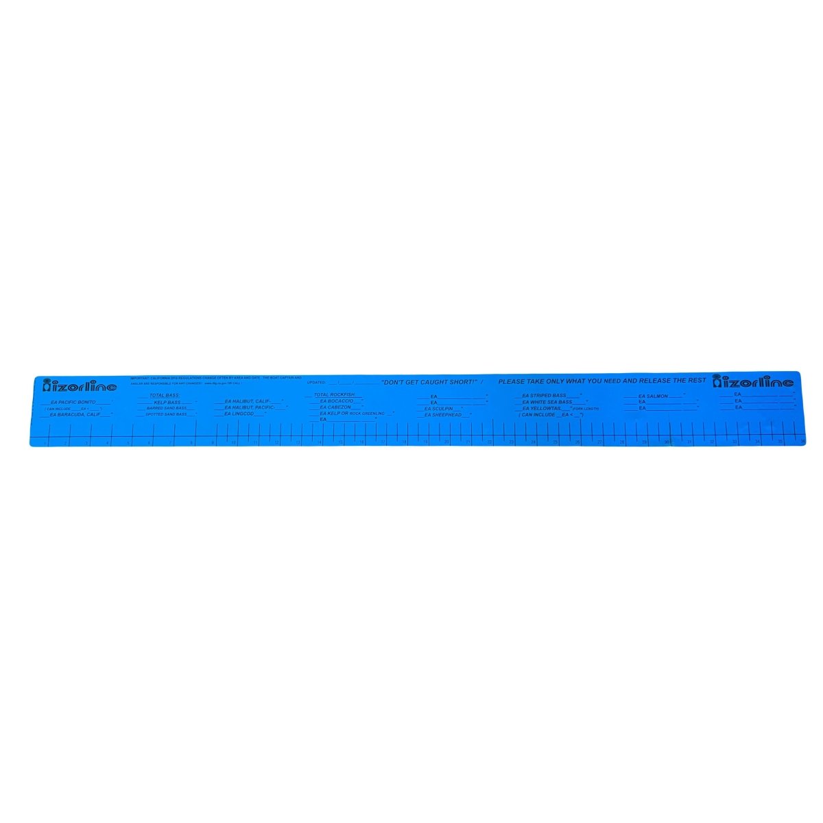 IzorlineIzorline Fish Ruler Decal California - AccessoriesIzorlineFishMeasureDecalCaliforniaIZO142