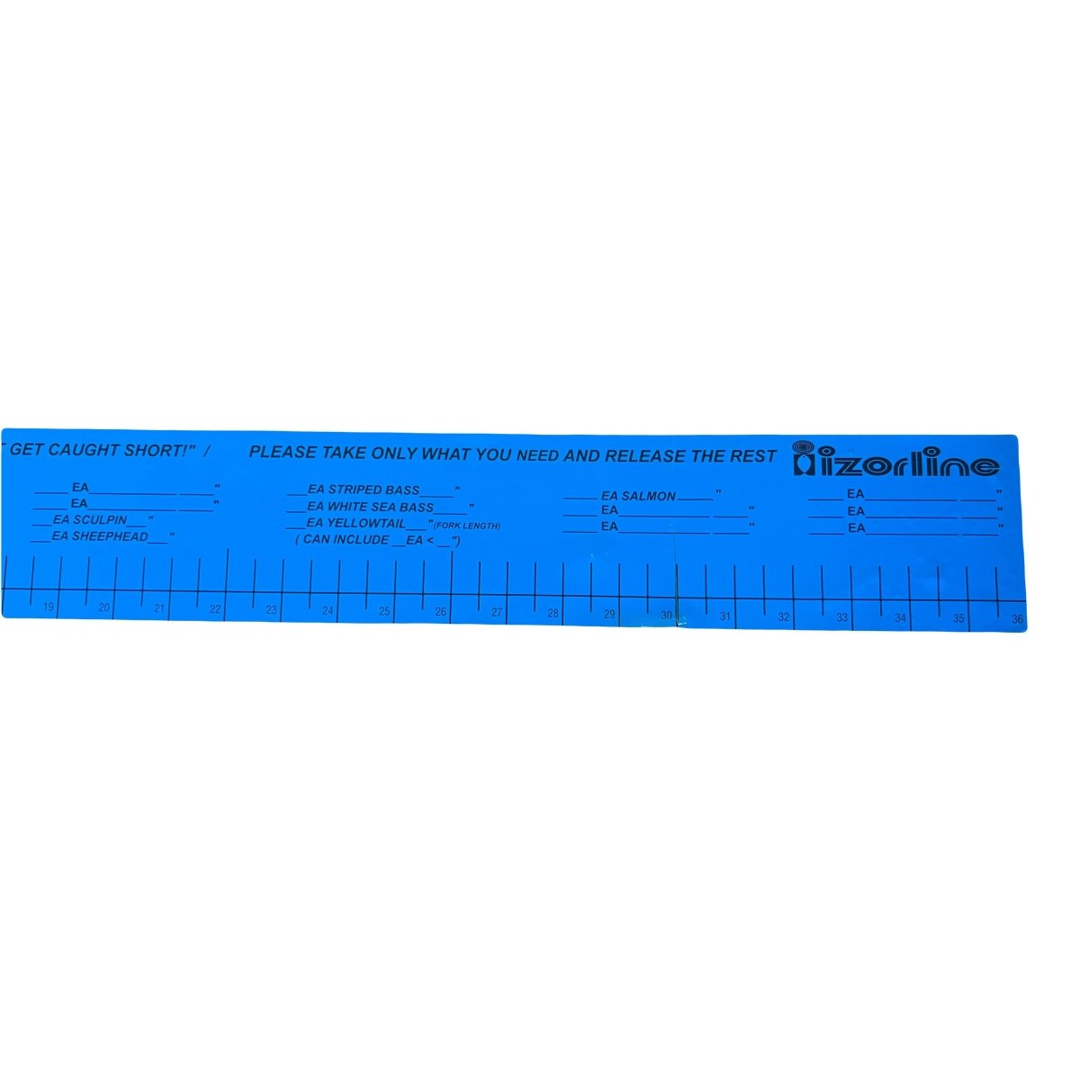 IzorlineIzorline Fish Ruler Decal California - AccessoriesIzorlineFishMeasureDecalCaliforniaEndIZO142