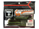 Packaged fishing lures with Jackall and Flick Shake branding on a white background