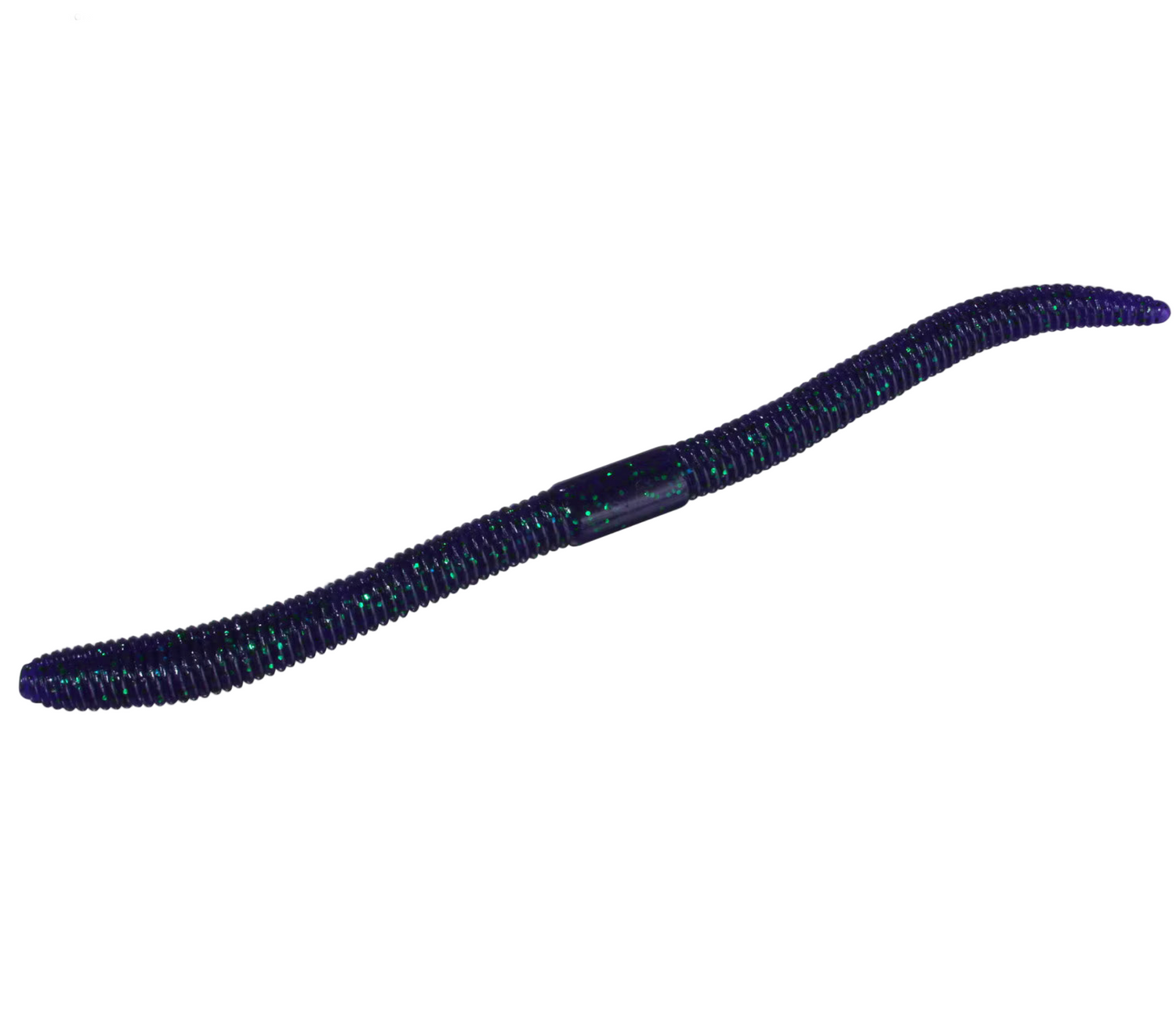 Blue fishing lure on a white background