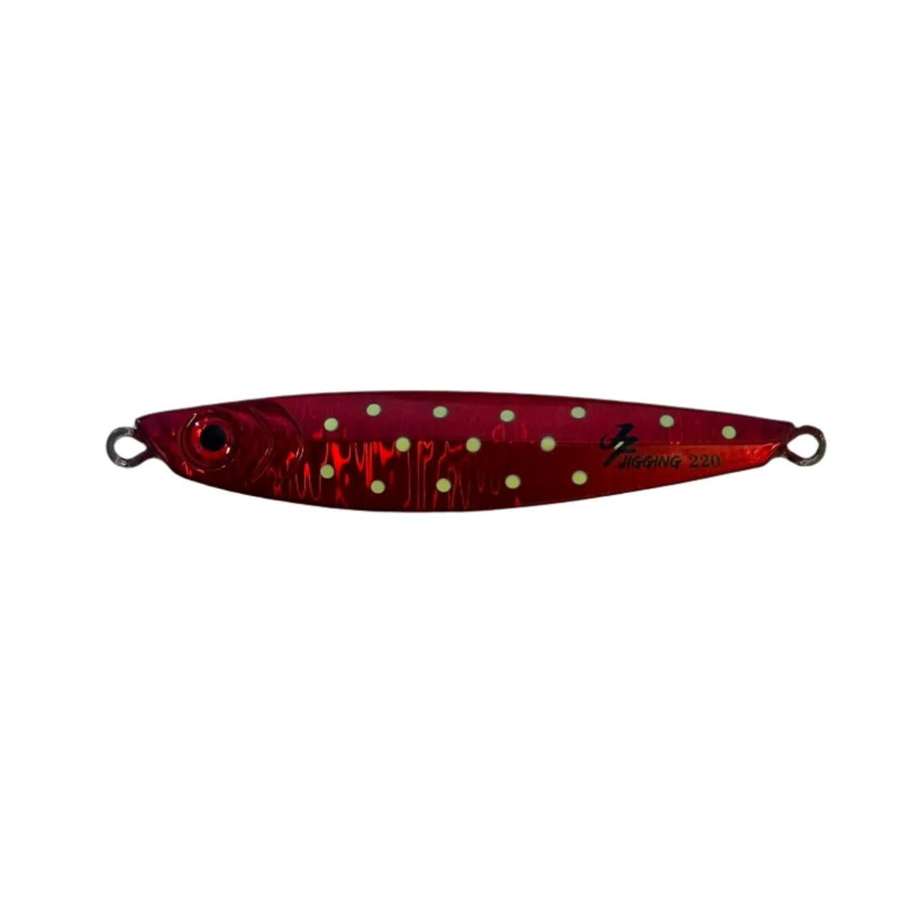 JF JiggingJF Jigging Tungsten Steel Jigs - Saltwater Jigsred dotWB002 - 220 - R