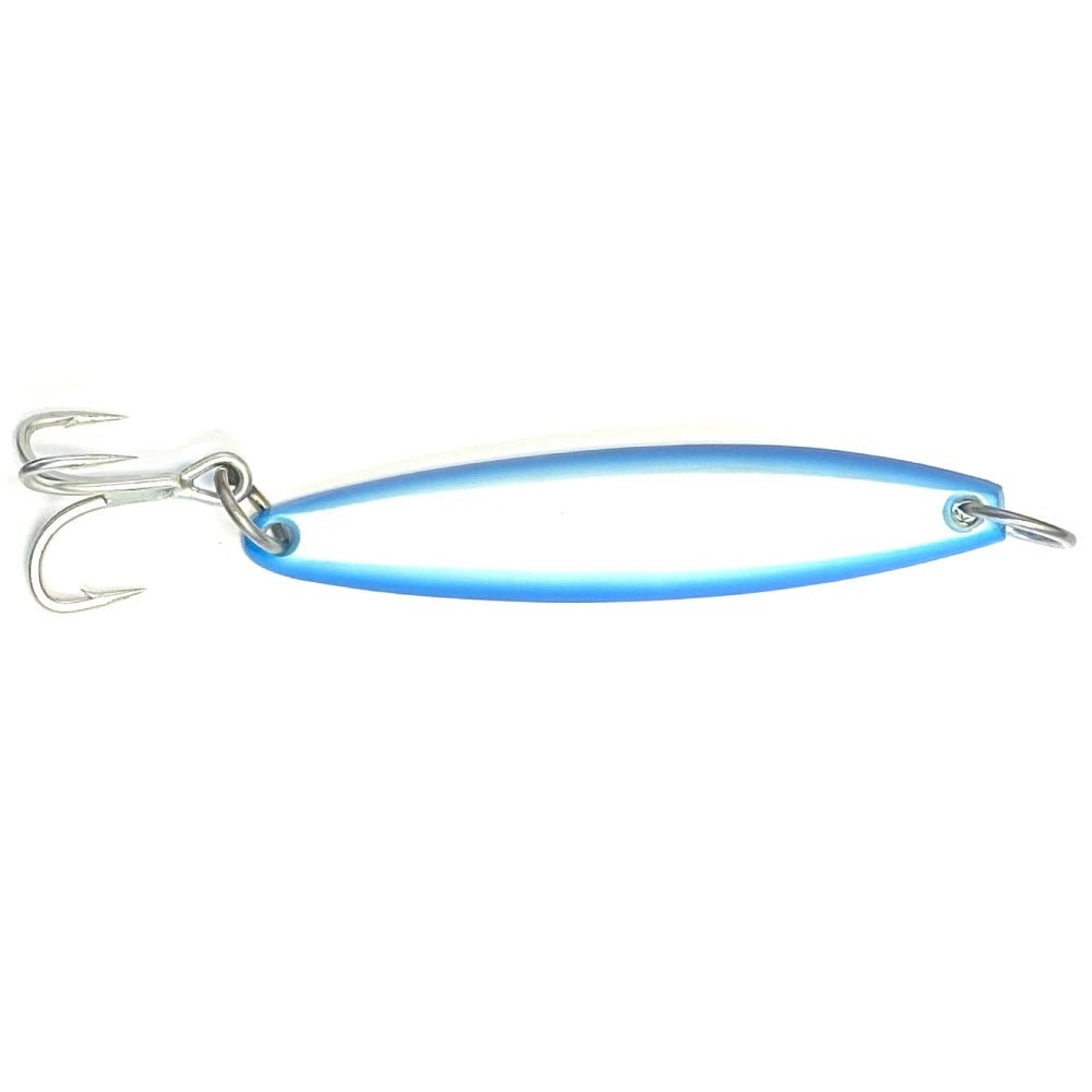 JRI Custom Lures JRI-33 Brass Yo-Yo Iron Jigs - Blue/White