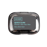Kicker FishingKicker Fishing Quick Clips - Assorted 36 Pack Black Steel - SnapsKicker Fishing Quick Clips - Assorted 36 Pack Black SteelKKR - QKCP - 36