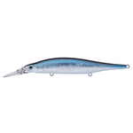 A 4.5-inch Aurora Black fishing lure shown from the side on a white background, with product text below and partial neighboring product titles above.