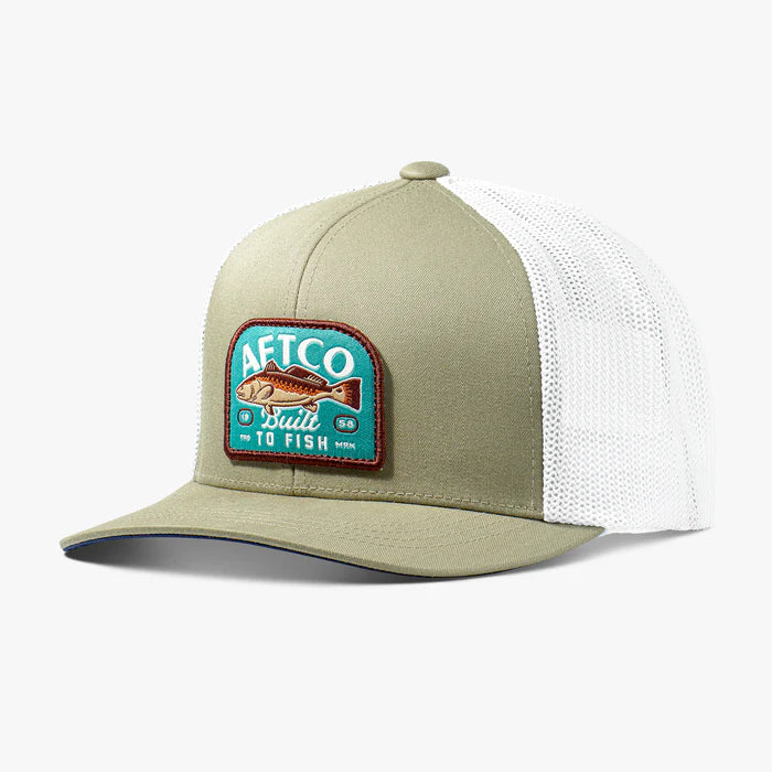 AFTCO Trilogy Trucker Hat - Dark Sand