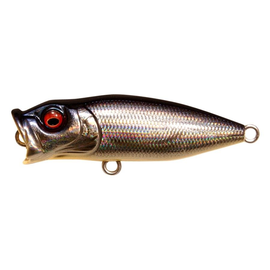 MegabassMegabass Baby Pop - X BFS Topwater Popper - TopwaterGG Deadly Black Shad ILMGBS - POPX/BFS - DDLYBLSHD