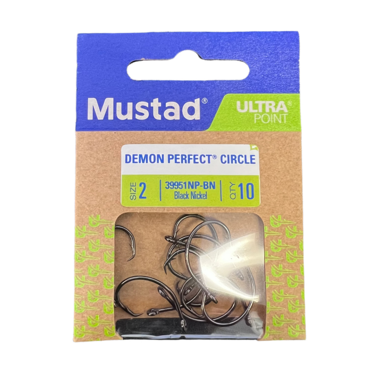 Mustad Demon Perfect Circle Hooks 39951NP-BN Single Hooks – Tackle Express