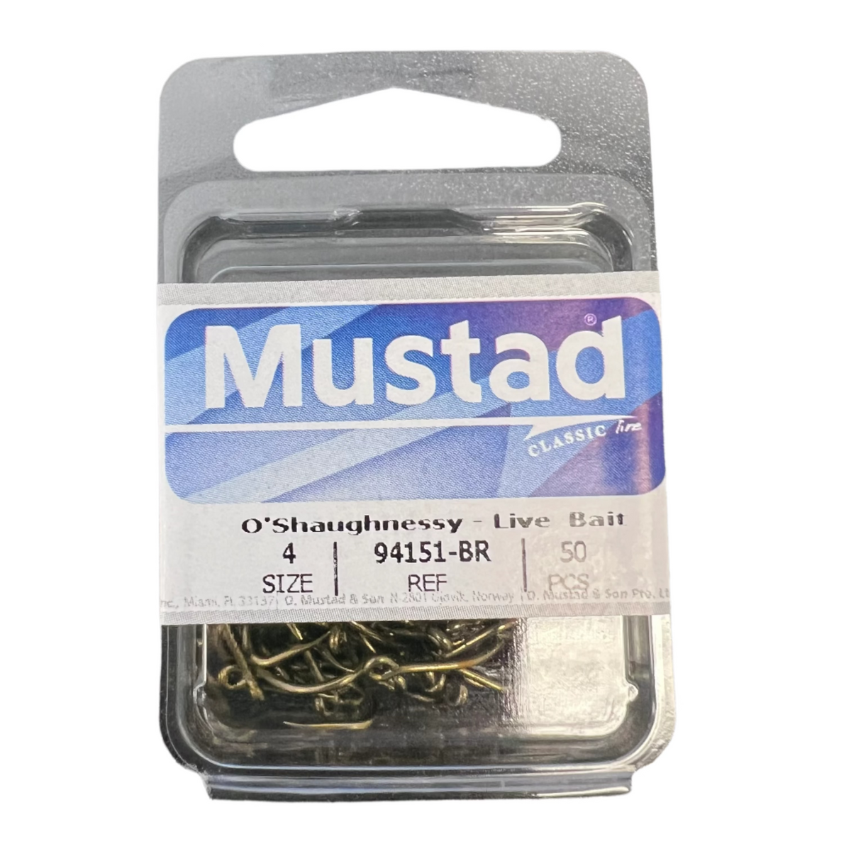 Mustad 94151 O'Shaughnessy Hooks Mustad 94151 O'Shaughnessy Hooks