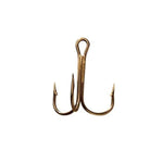 MustadMustad 35647 Bronze Classic Treble Hooks 25PK - Treble HooksGold treble fishing hook on a white backgroundMUS490
