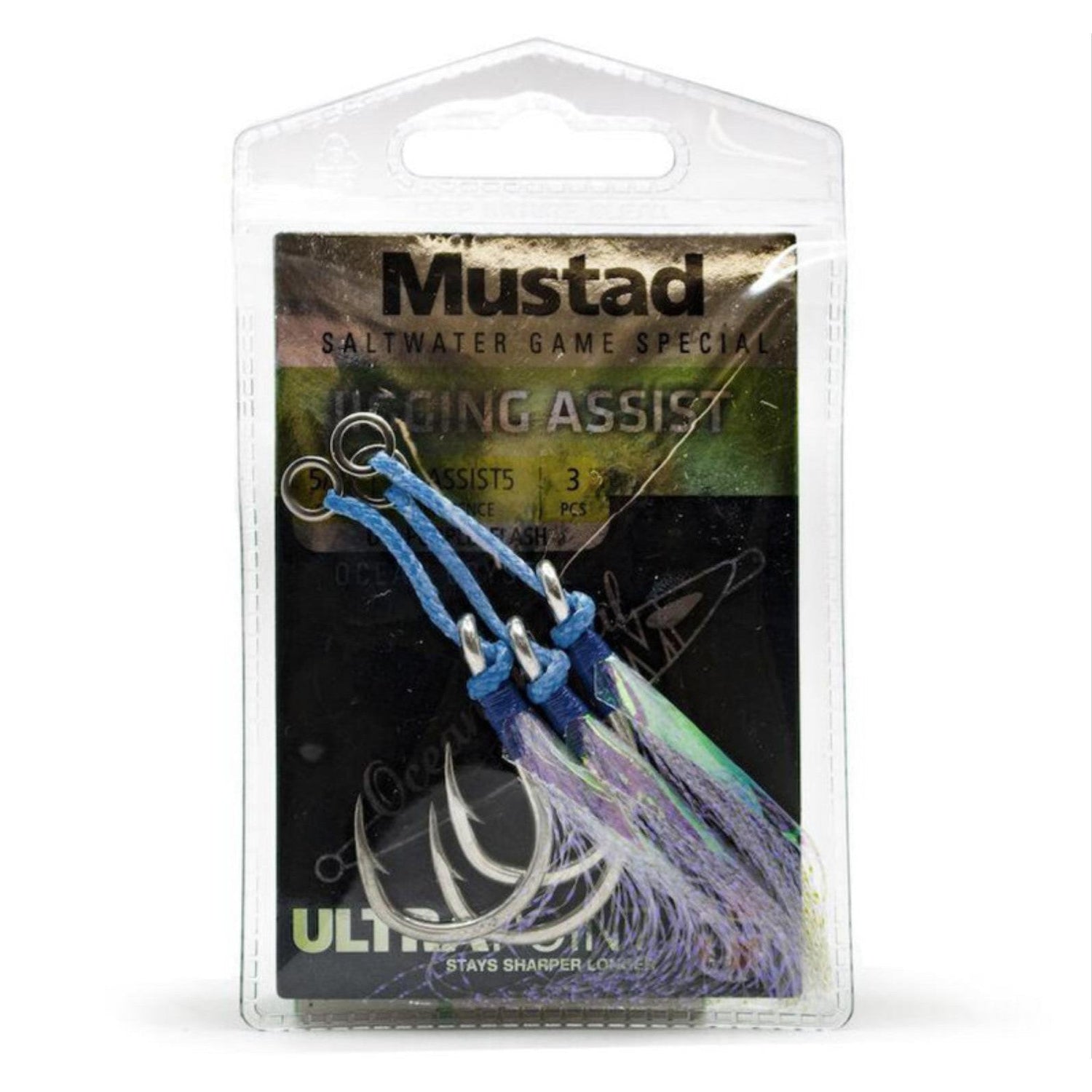 MustadMustad J - Assist 5 Assist Hooks - Assist HooksMustad J - Assist 5 Assist HooksJ - ASSIST5 - 1/0