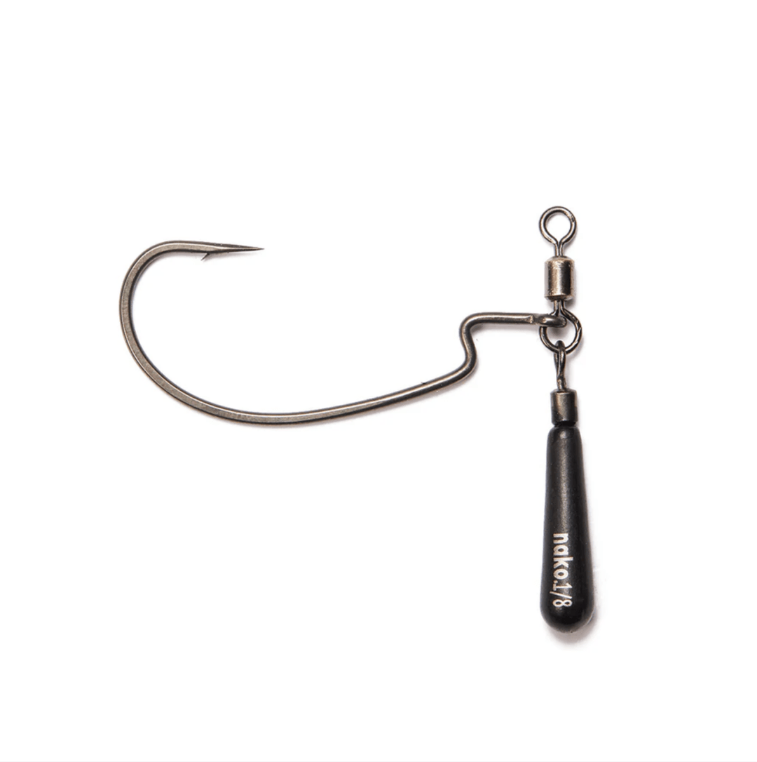 NakoNako Jika Rig - Single HooksFishing hook with a swivel on a white backgroundWJKR - 1 - 8 - 10