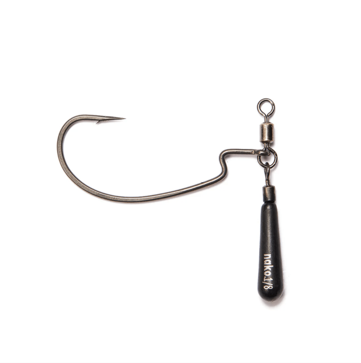 NakoNako Jika Rig - Single HooksFishing hook with a swivel on a white backgroundWJKR - 1 - 8 - 10