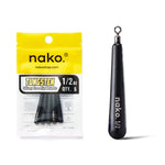 NakoNako Skinny Free Rig Tungsten Weights - Tungsten WeightsNako tungsten sinker with packaging on a white backgroundWSFR1 - 2 - 5P