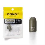 NakoNako Tungsten Worm Weights - Tungsten WeightsNako tungsten worm weights packaging with a single weight on a white backgroundWWW1 - 16 - 5P - GP