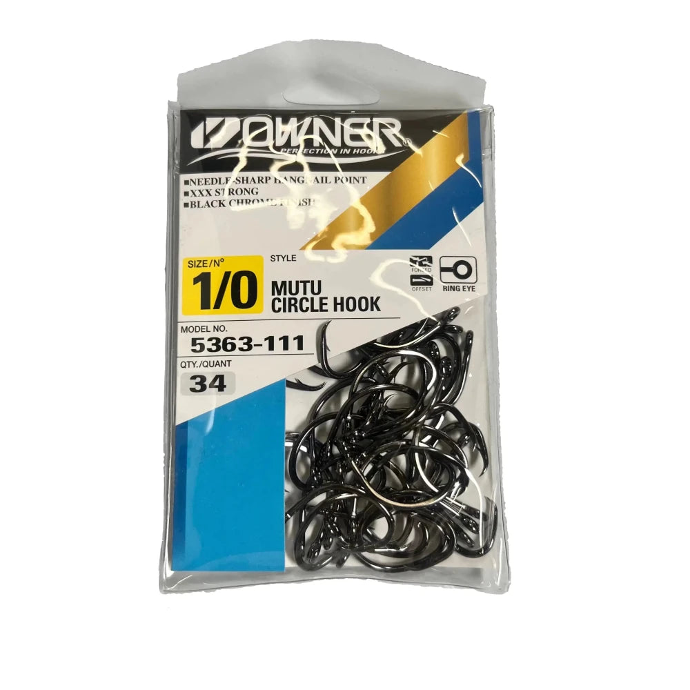 Owner Mutu Circle Hooks Bulk Pack
