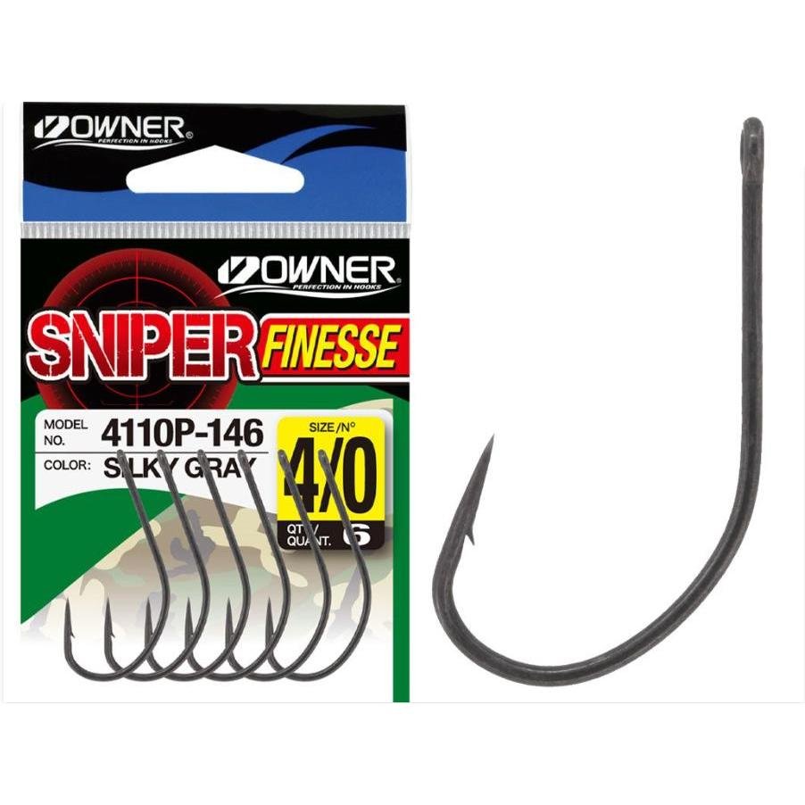 OwnerOwner Sniper Finesse Neko Hooks - Single Hookssilky gray0435 - 1592