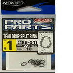 OwnerOwner Tear Drop Split Rings 10pk - Split - Rings, Swivels, etcPro Parts Tear Drop Split Ring packaging with Owner brand on a white backgroundOWN040