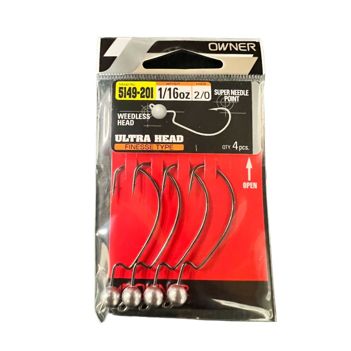 OwnerOwner Ultrahead Finesse Type Jig Heads - Jig HeadsOwner Ultrahead Finesse 5149 - 901