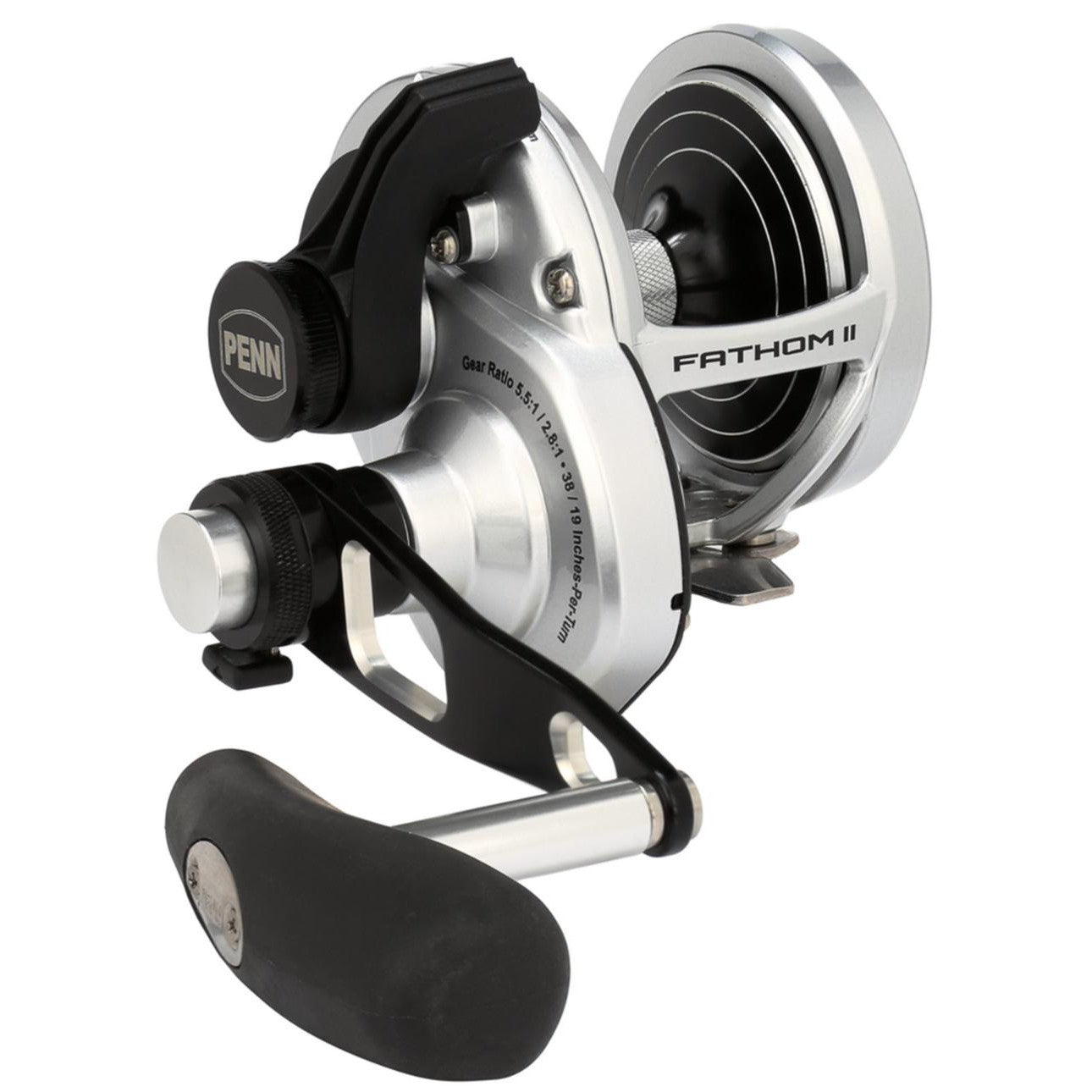 Penn Fathom II FTHII25NLD2LH 2-Speed Lever Drag Reel