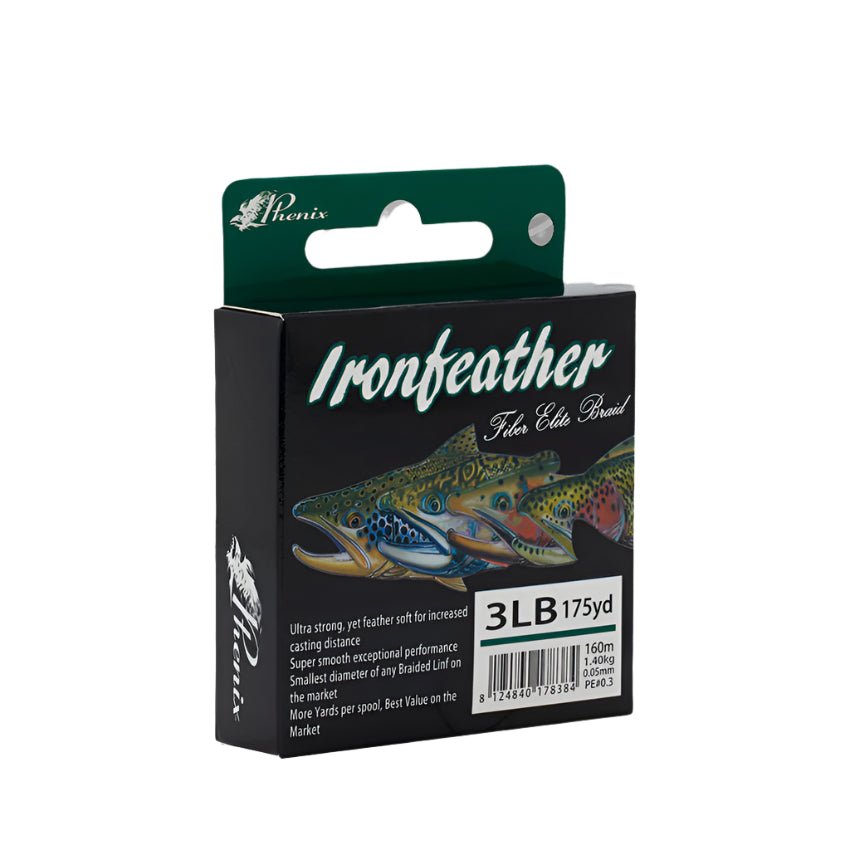 PhenixPhenix Ironfeather Fiber Elite Braided Line - BraidPhenix Ironfeather Fiber Elite Braided Line. GreenPH - IRF - 3LB - GRN