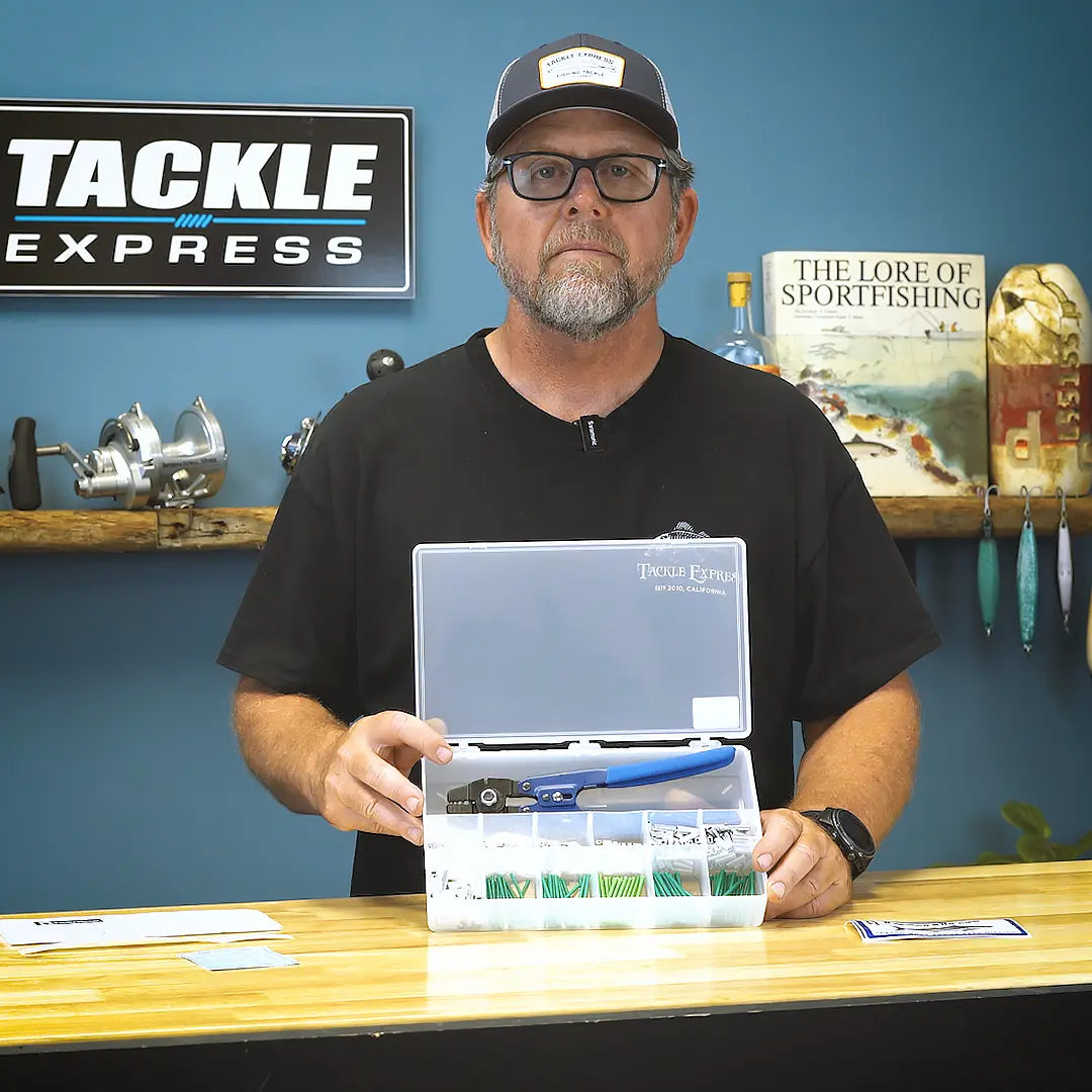 Video with Chad explaining the izorline crimip kit in the Tackle Express studio.