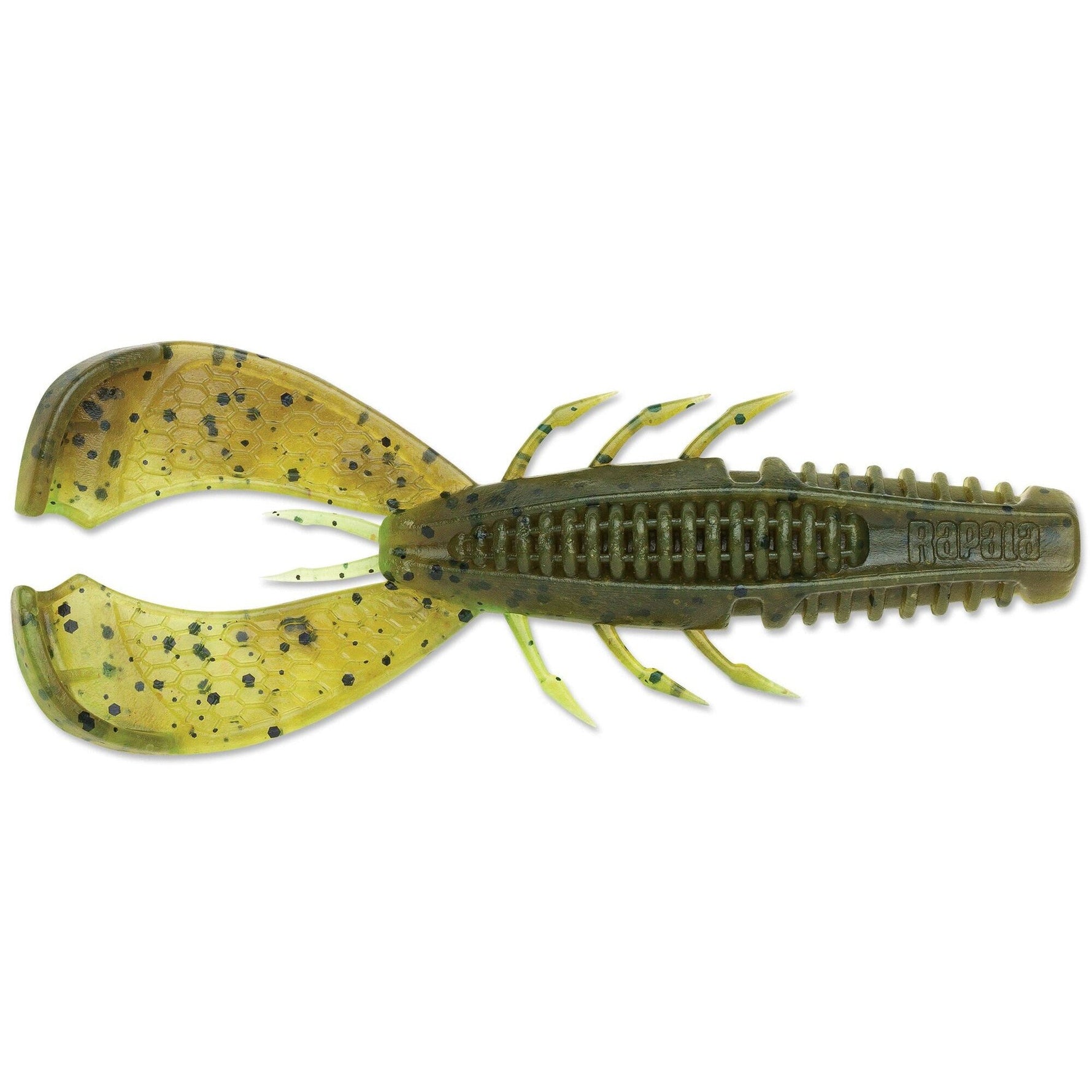 RapalaRapala Crush City Cleanup Craw - CrawsGreen Pumpkin Chartreuse PepperCCCLC35GPCH