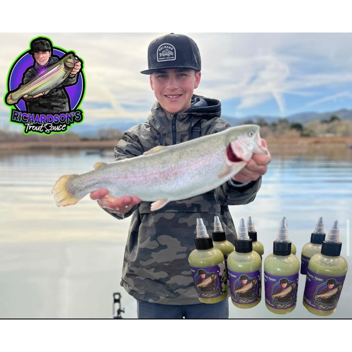RICHARDSON FISH ATTRACTANTS Trout Sauce (Garlic)