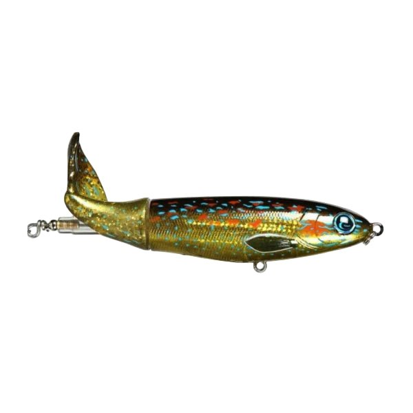 River2SeaRiver2Sea Whopper Plopper 90 Topwater Lure - TopwaterColorful fishing lure with detailed patterns on a white backgroundRIV416
