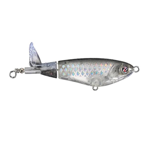 River2SeaRiver2Sea Whopper Plopper 90 Topwater Lure - TopwaterFishing lure with metallic finish on a white backgroundRIV427
