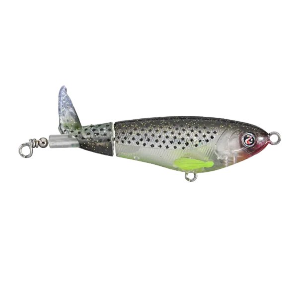 River2SeaRiver2Sea Whopper Plopper 90 Topwater Lure - TopwaterFishing lure with a detailed design on a white backgroundRIV428