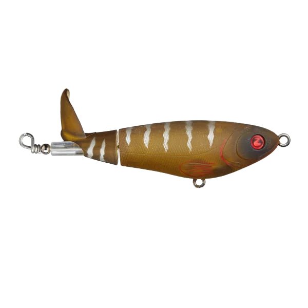 River2SeaRiver2Sea Whopper Plopper 90 Topwater Lure - TopwaterFishing lure with a striped pattern on a white backgroundRIV429