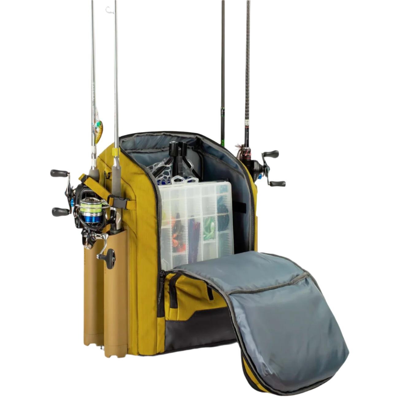 29l fishing tackle boxes fishing chair Riverborn Tetraline Fishing Backpack – Tackle Express