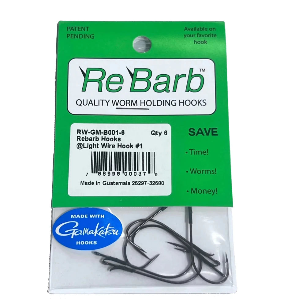 Roboworm Gamakatsu ReBarb Worm Hooks