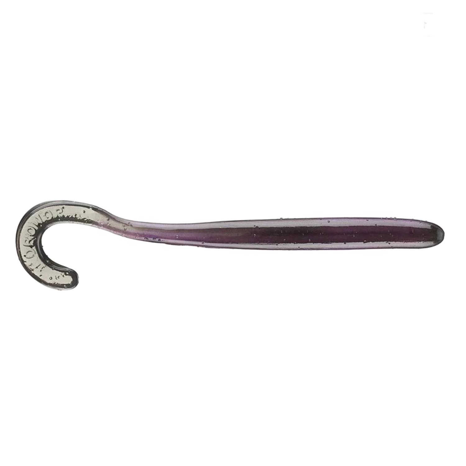 Smoke Purple Neon fishing lure on a white background