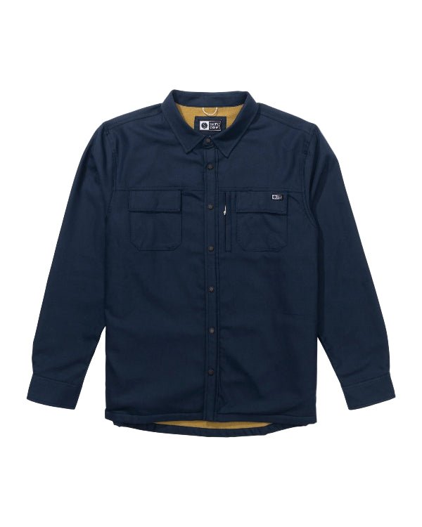 Salty Crew Fathom Tech Shacket - Midnight Navy