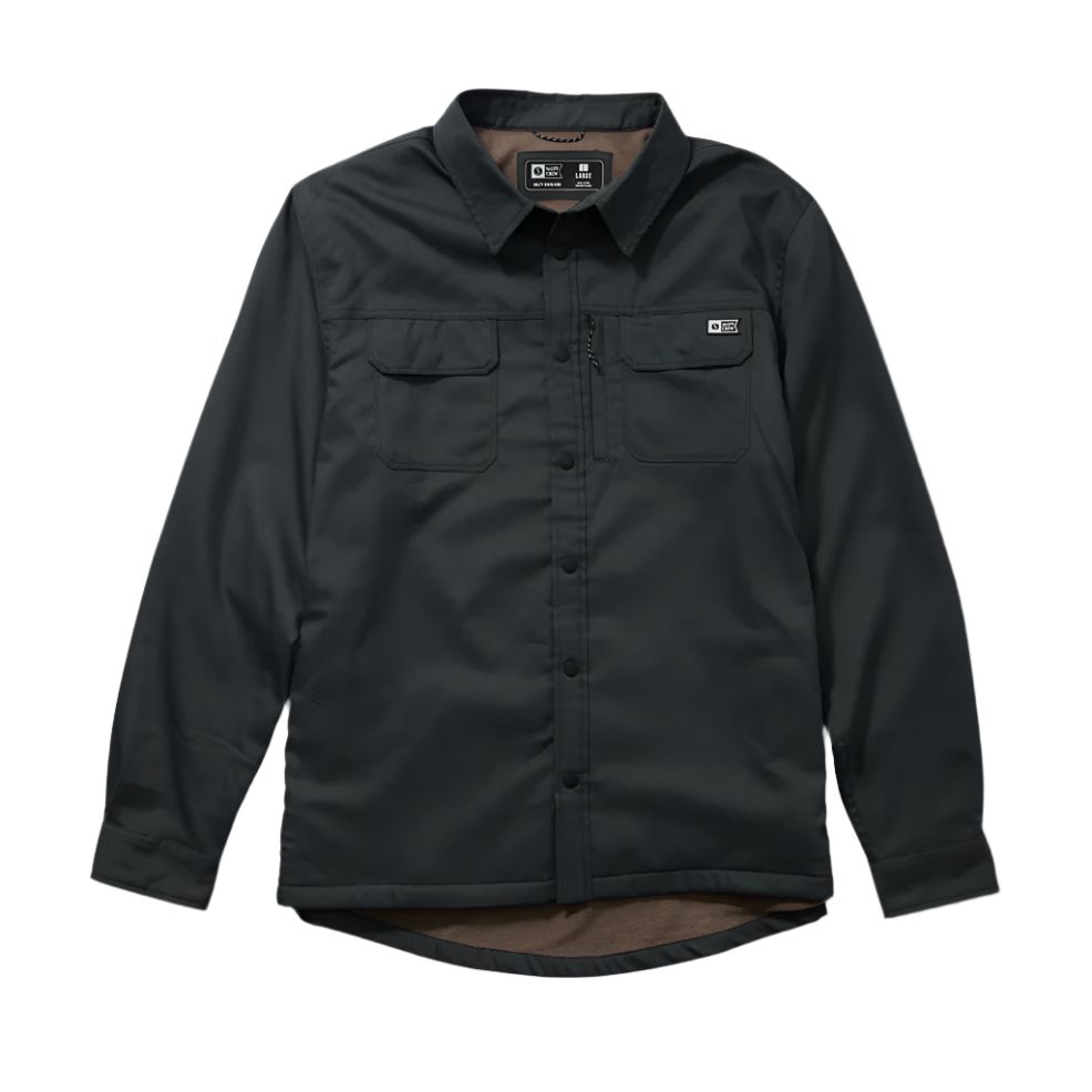 Salty CrewSalty Crew Fathom Tech Shacket Flannels - ApparelSalty Crew Fathom Long Sleeve Tech Flannel20935102 - FATHOM - TECH - CHARCOAL - M