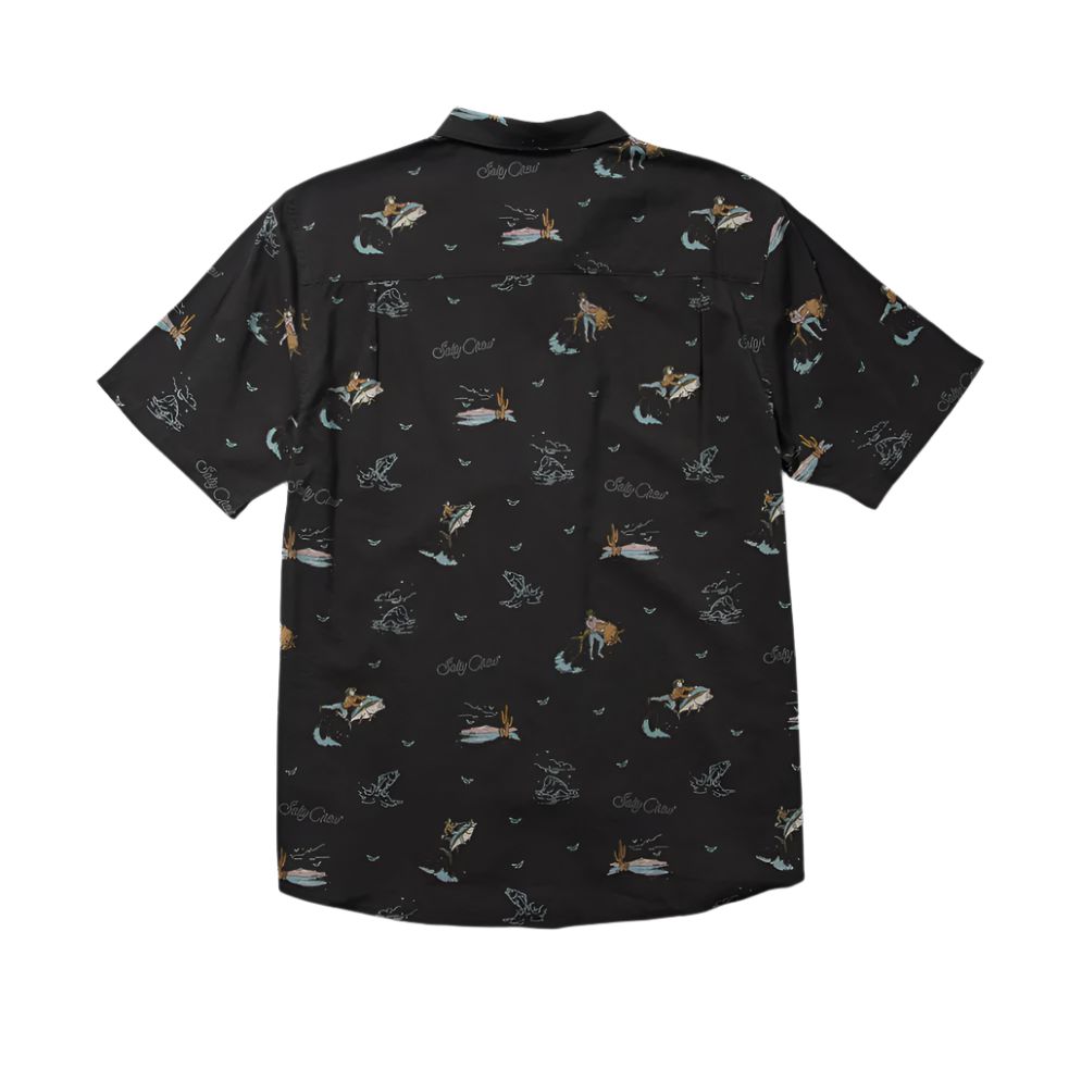 Salty CrewSalty Crew Round Up Woven Button Up - ApparelSalty Crew Round Up Woven Short Sleeve 21035129 - ROUNDUP - BLACK - M