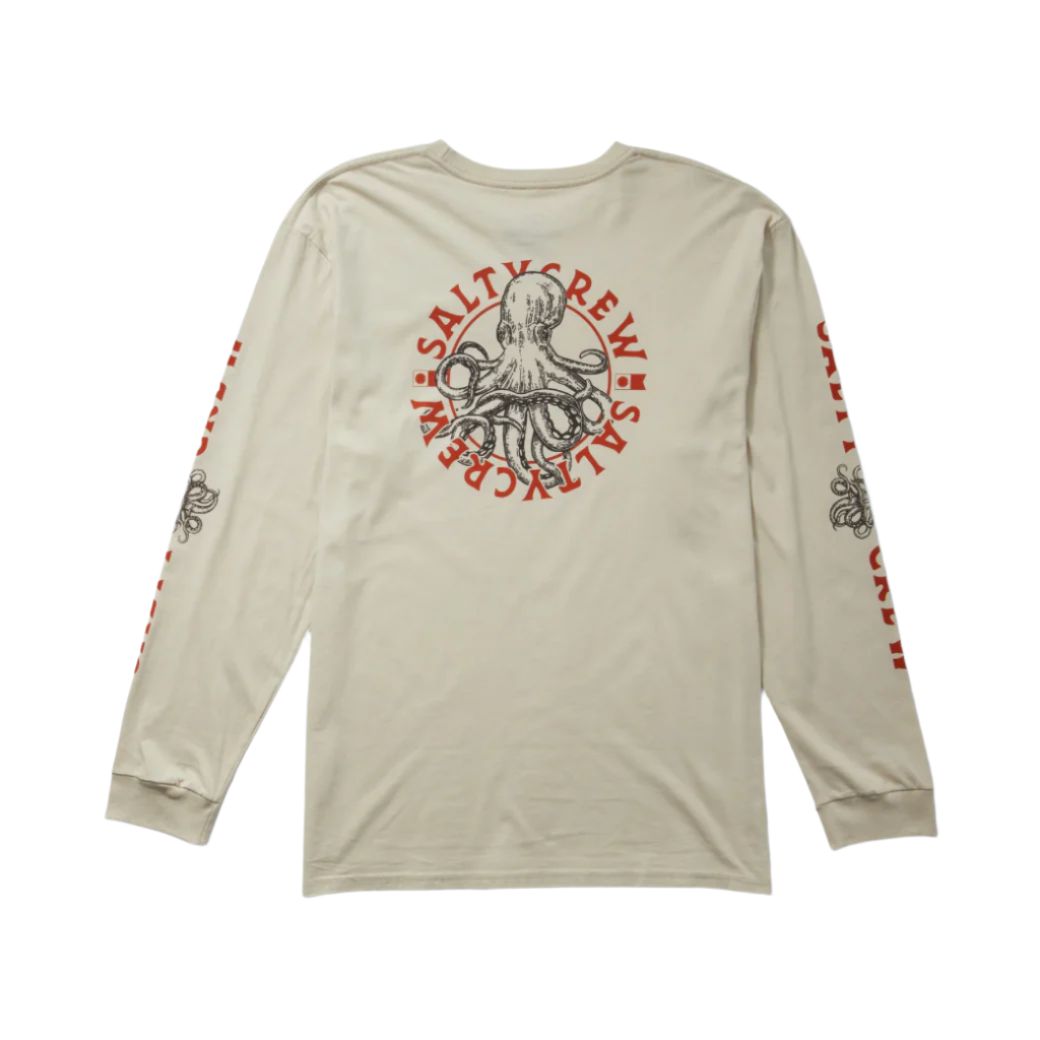 Salty CrewSalty Crew Tentacles Long Sleeve Tee - ApparelSalty Crew Tentacles Long Sleeve Tee20135535 - TENT - BONE - M