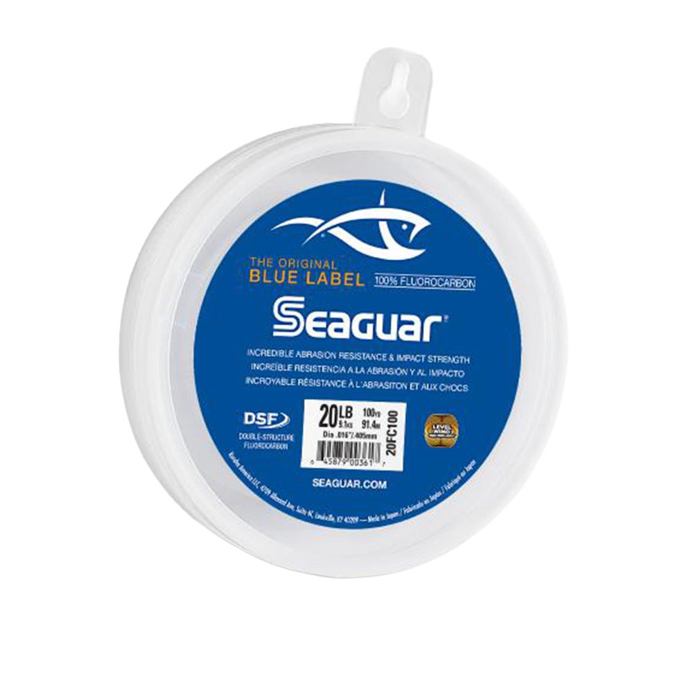 Seaguar Blue Label 100% Fluorocarbon 100 Yards Leader Line