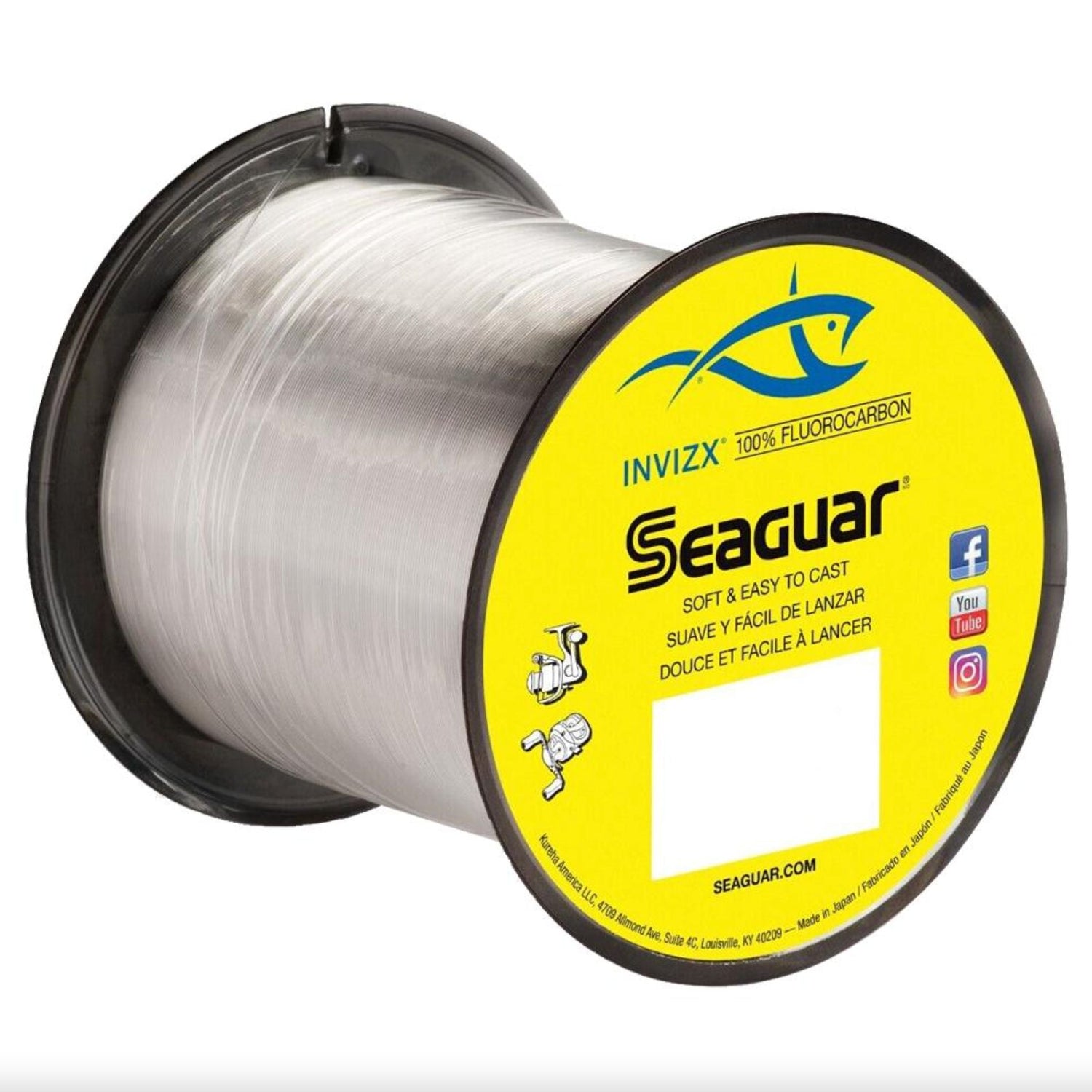SeaguarSeaguar Invizx Fluorocarbon Line 600 Yards - LineSeaguar Invizx Fluorocarbon06VZ600