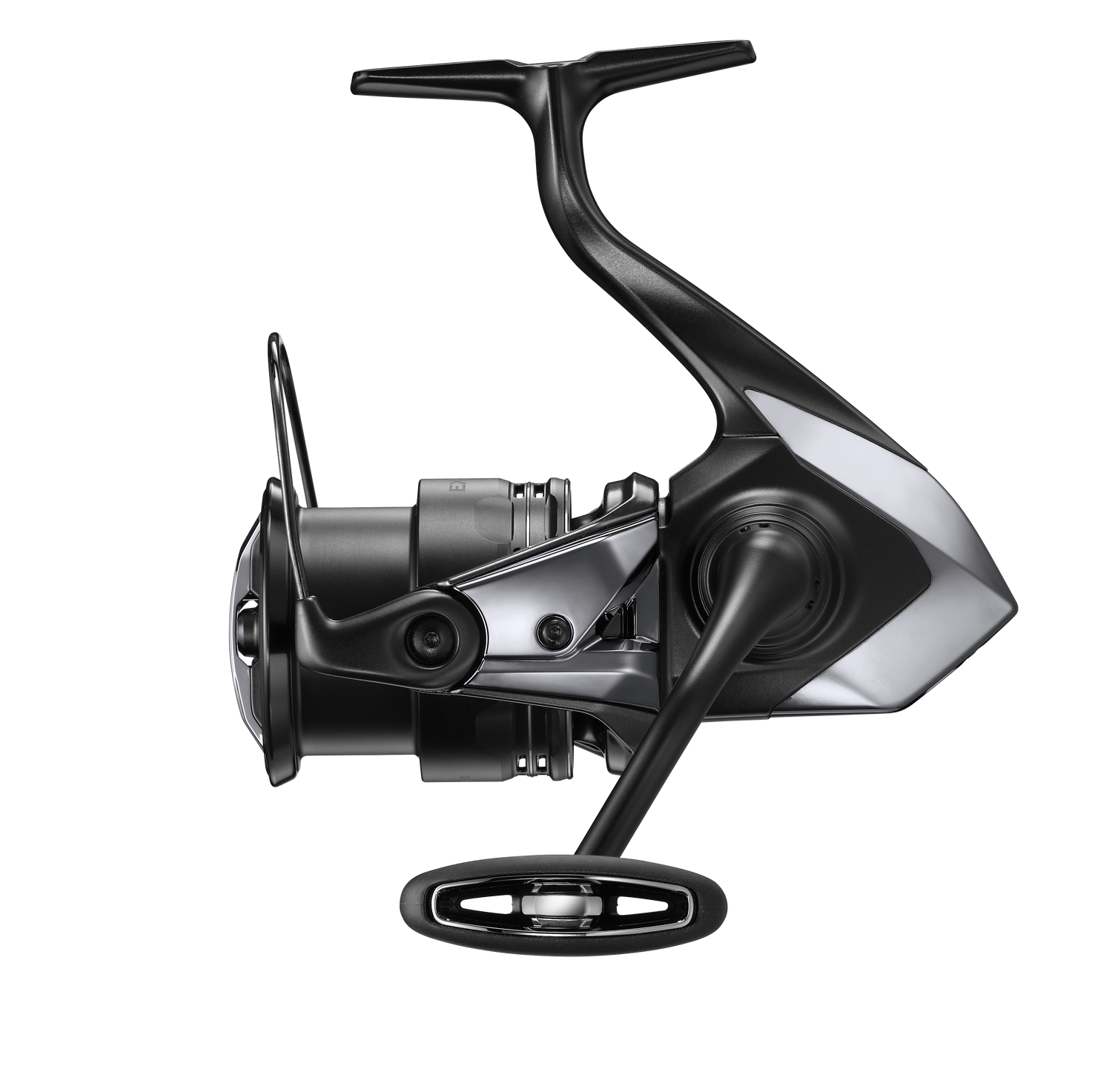 Fishing reel on a white background