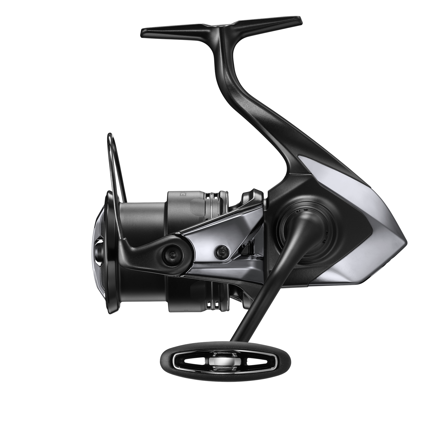 Fishing reel on a white background