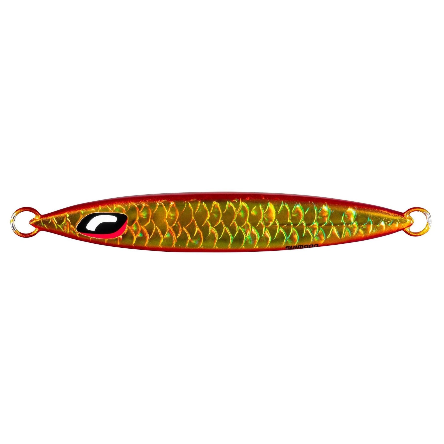 ShimanoShimano Ocea Stinger Butterfly Sardine Waver - Saltwater JigsFishing lure with red and gold body on a white backgroundSW130CF