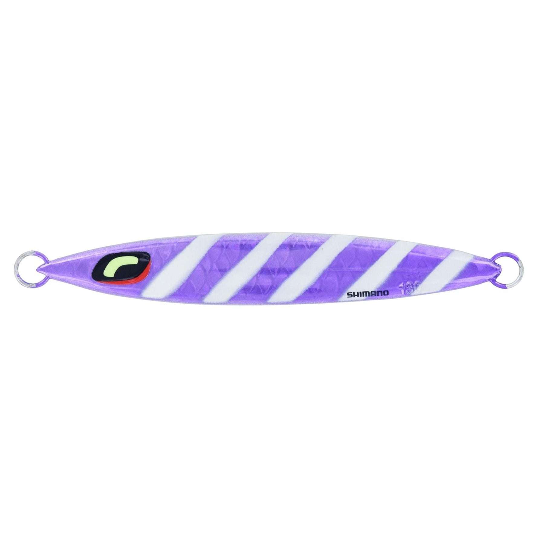 ShimanoShimano Ocea Stinger Butterfly Sardine Waver - Saltwater JigsPurple and white striped fishing lure with 'Shimano' branding on a white backgroundSW130KR