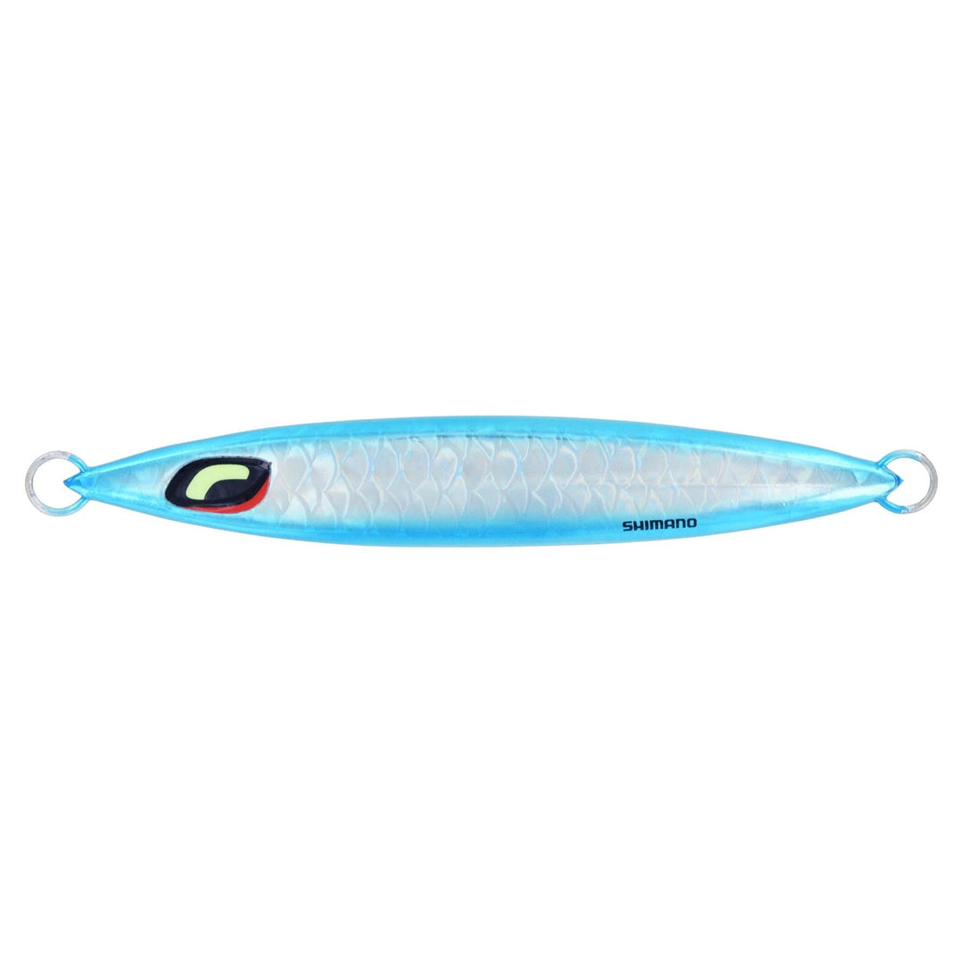 ShimanoShimano Ocea Stinger Butterfly Sardine Waver - Saltwater JigsBlue fishing lure with a white pattern on a white backgroundSW130TP